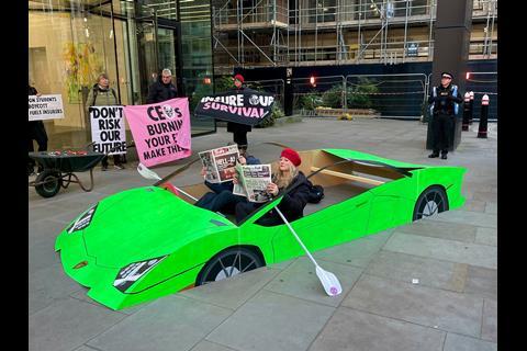 lamborghni protest
